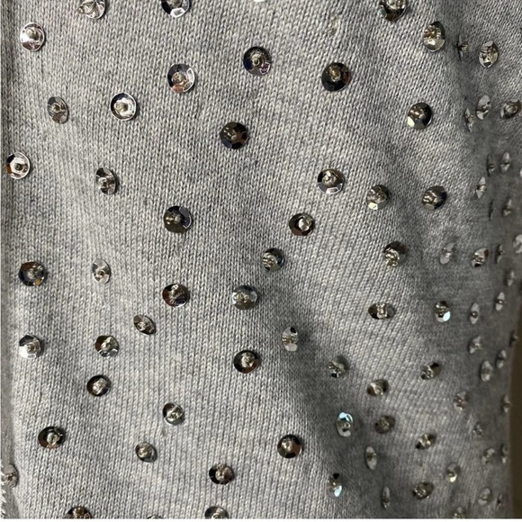 White House Black Market Silver Studded Cardigan - Picture 4 of 10